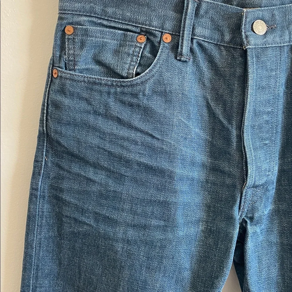 RRL Ralph Lauren Selvedge Sanforized Low Straight Denim Jeans - Picture 13 of 17